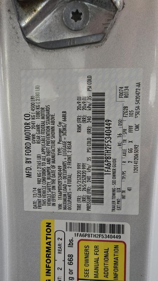 2015 Ford Mustang EcoBoost Premium Jersey City NJ