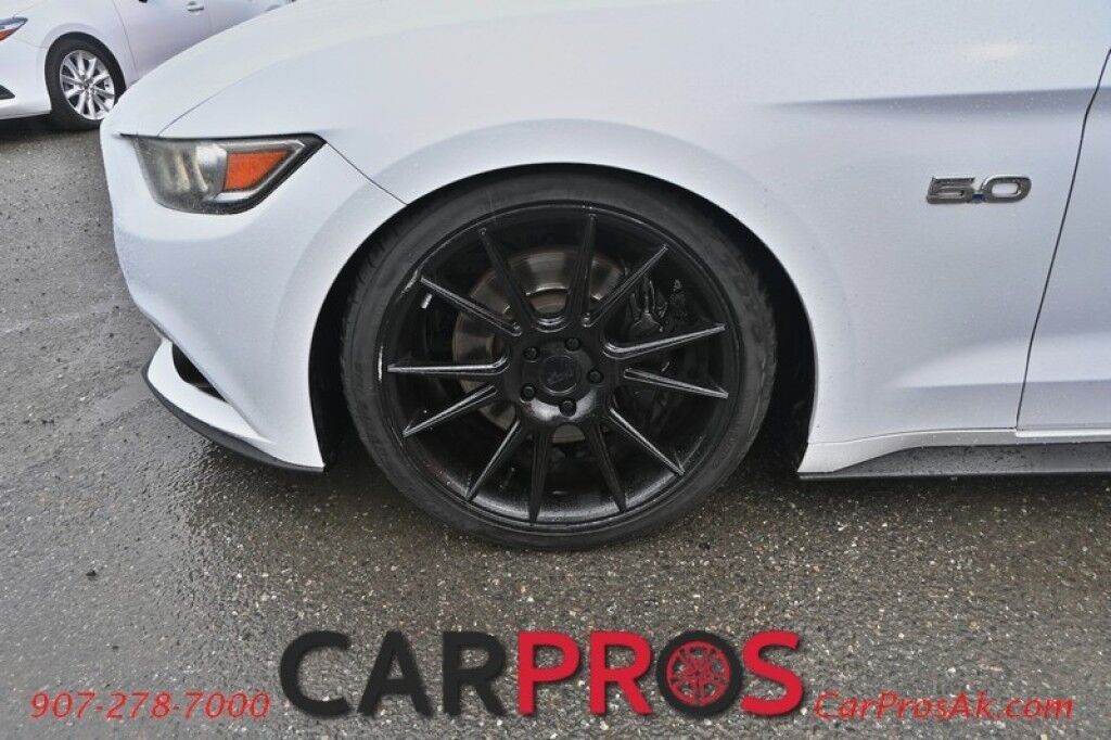 2015 Ford Mustang GT - 5.0L V8 - 6-Speed Manual - Keyless Entry & Start - Sport Bucket Seats - Pioneer Audio System - Back Up Camera - Securilock Anti-Theft - Dual Exhaust - Fog Lamps - 20 Alloy Wheels - Low Miles Anchorage AK