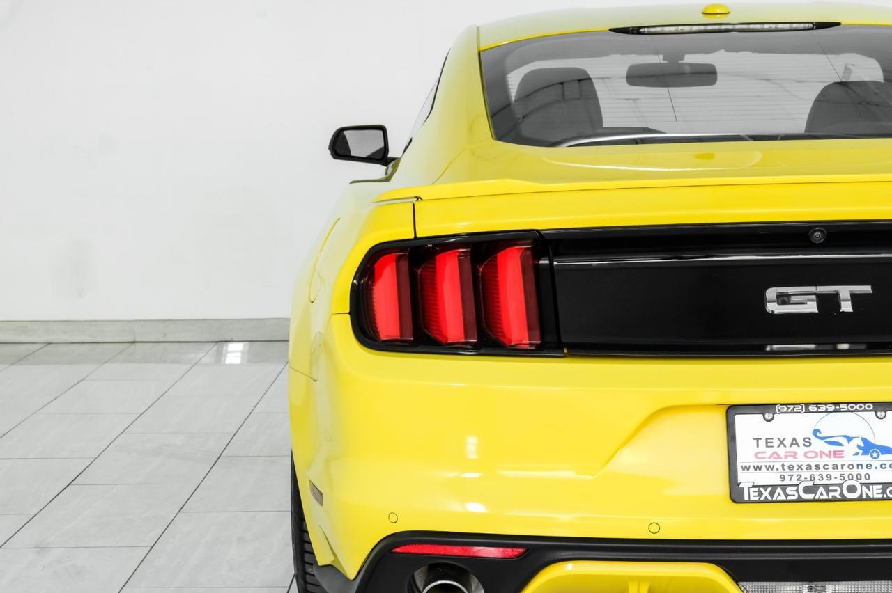 2015 Ford Mustang GT PREMIUM BLIND SPOT LEATHER SEATS REAR CAMERA KEYLESS START SH Carrollton TX