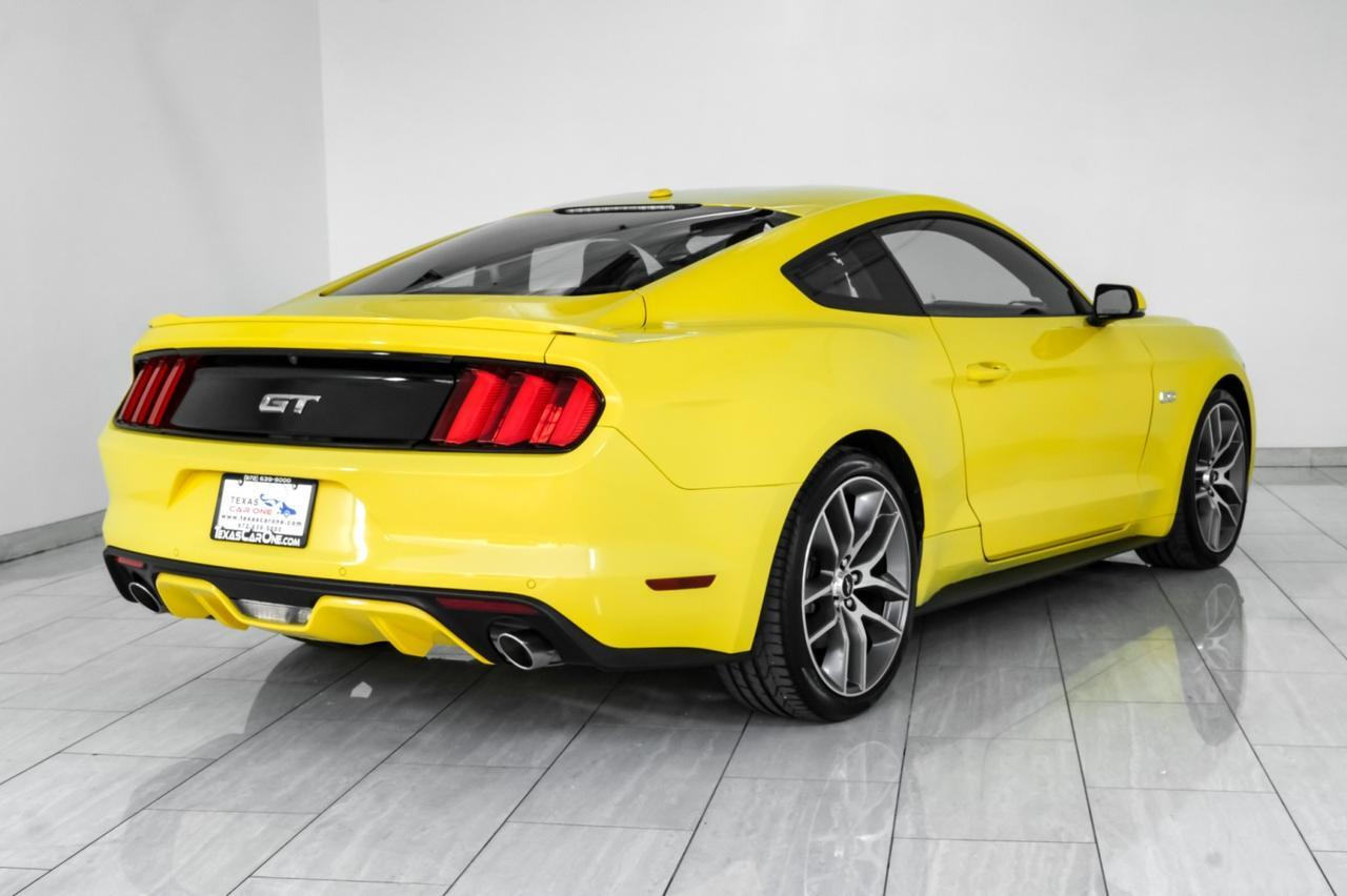 2015 Ford Mustang GT PREMIUM BLIND SPOT LEATHER SEATS REAR CAMERA KEYLESS START SH Carrollton TX