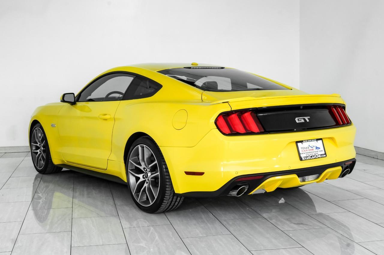 2015 Ford Mustang GT PREMIUM BLIND SPOT LEATHER SEATS REAR CAMERA KEYLESS START SH Carrollton TX