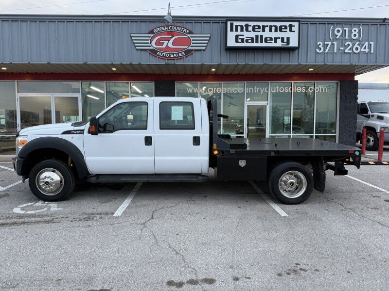2015 Ford Super Crew F-450 V10 4x4 Flatbed XL Collinsville OK
