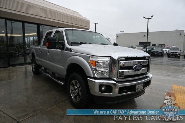 2015 Ford Super Duty F-250 Lariat / 4X4 / 6.2L V8 / Crew Cab / Seats 6 / AutoStart / Heated & Cooled Leather Seats / Sony Speakers / Bluetooth / Backup Camera / Cruise Control / Keyless Entry / Block Heater / Bed Liner / Tow Pkg / Only 61K Miles Anchorage AK
