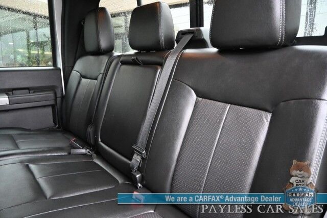 2015 Ford Super Duty F-250 Lariat / 4X4 / 6.2L V8 / Crew Cab / Seats 6 / AutoStart / Heated & Cooled Leather Seats / Sony Speakers / Bluetooth / Backup Camera / Cruise Control / Keyless Entry / Block Heater / Bed Liner / Tow Pkg / Only 61K Miles Anchorage AK