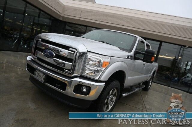 2015 Ford Super Duty F-250 Lariat / 4X4 / 6.2L V8 / Crew Cab / Seats 6 / AutoStart / Heated & Cooled Leather Seats / Sony Speakers / Bluetooth / Backup Camera / Cruise Control / Keyless Entry / Block Heater / Bed Liner / Tow Pkg / Only 61K Miles Anchorage AK