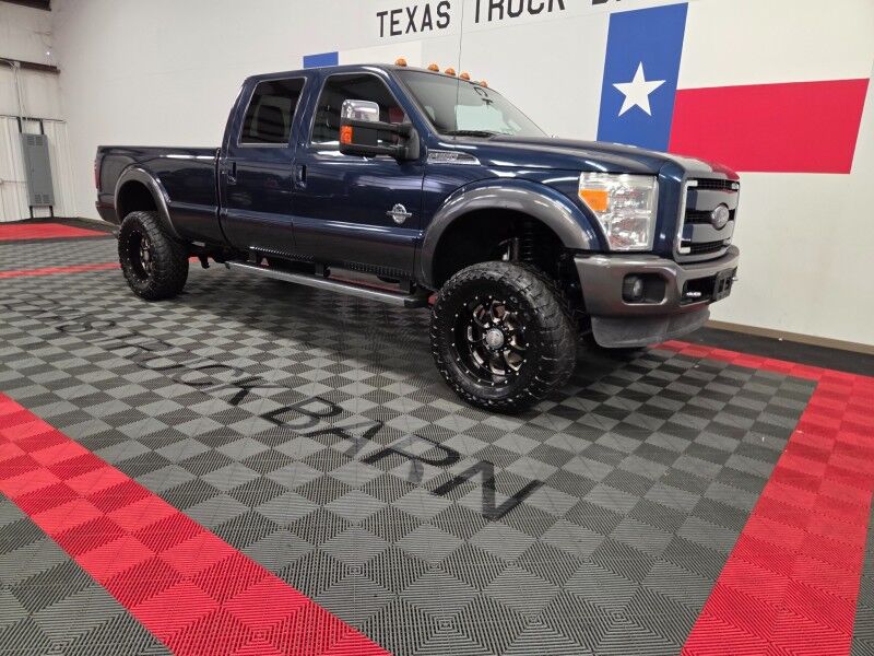 2015 Ford Super Duty F-250 Lariat Long Bed Chrome Pkg 6.7L Diesel Lifted 37in Tires FREE WARRANTY Arlington TX