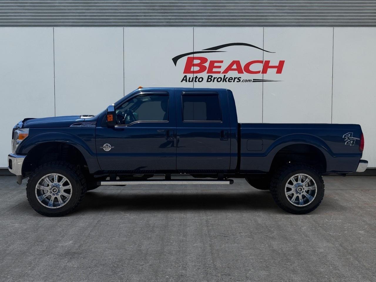2015 Ford Super Duty F-250 SRW Lariat, HEATED/VENTILATED SEATS, BLUETOOTH, BED LINER, TOW PACKAGE, RUNNING BOARDS, POWER SLIDING REAR WINDOW, POWER MIRRORS, CLEAN CARFAX, LOW MILES! Norfolk VA