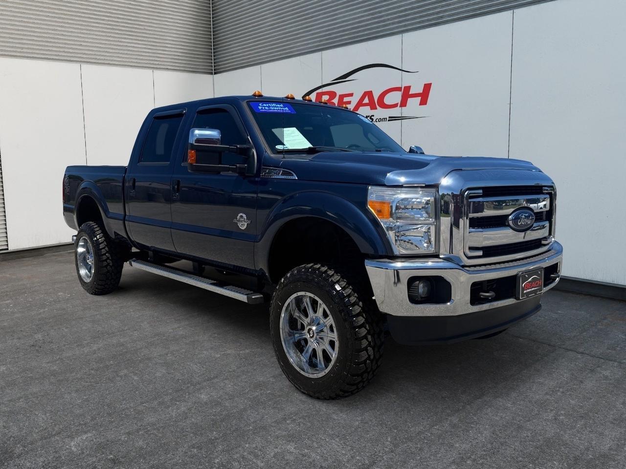 2015 Ford Super Duty F-250 SRW Lariat, HEATED/VENTILATED SEATS, BLUETOOTH, BED LINER, TOW PACKAGE, RUNNING BOARDS, POWER SLIDING REAR WINDOW, POWER MIRRORS, CLEAN CARFAX, LOW MILES!