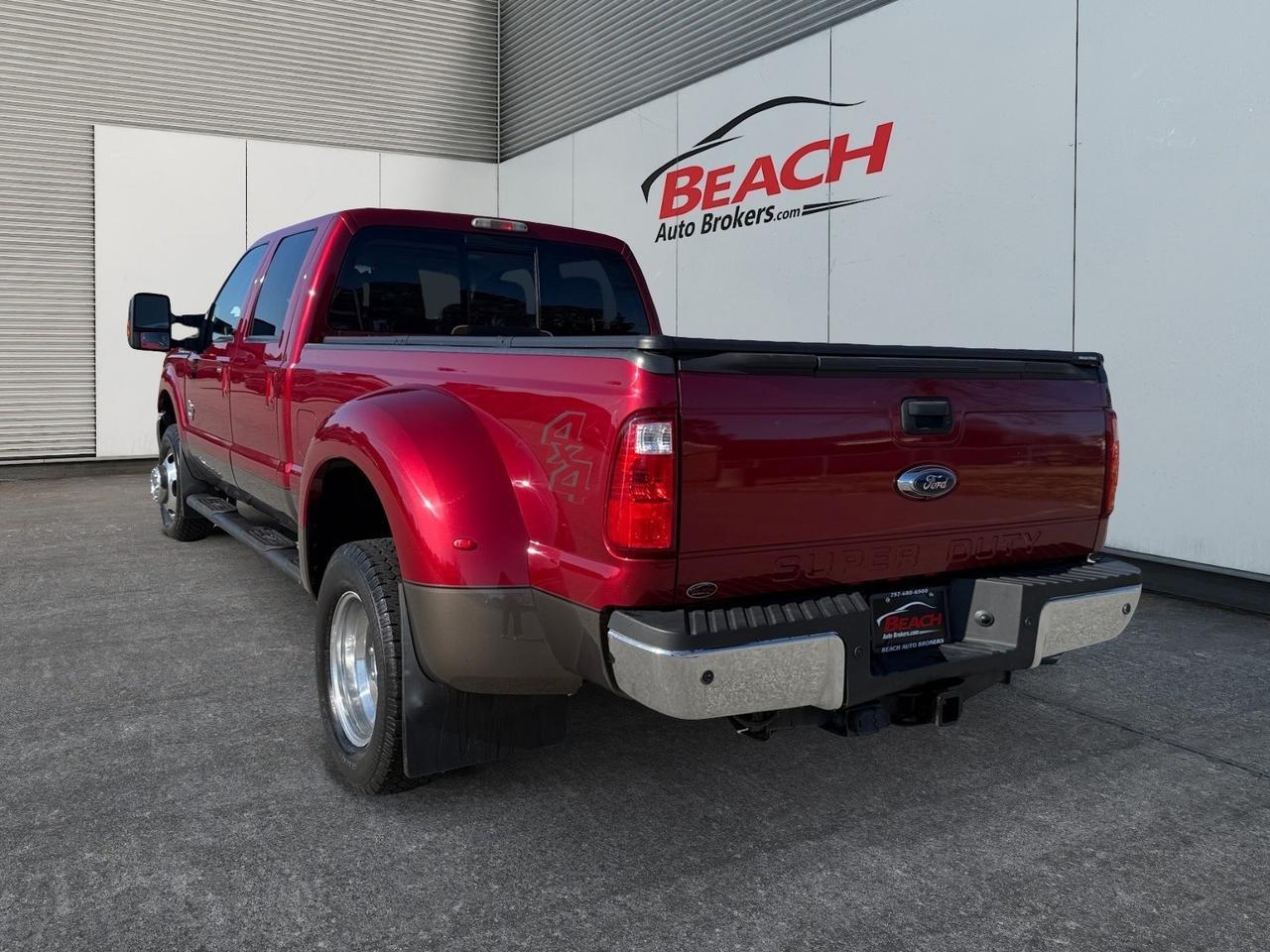 2015 Ford Super Duty F-350 DRW Lariat, REMOTE KEYLESS ENTRY, TOW PACKAGE, TOW HOOKS, POWER AND HEATED MIRRORS W/ TURN SIGNALS, USB, AUX, SUNROOF, RUNNING BOARDS, TONNEAU COVER, LOW MILES, THIS IS A GREAT TRUCK FOR A GREAT PRICE! Norfolk VA
