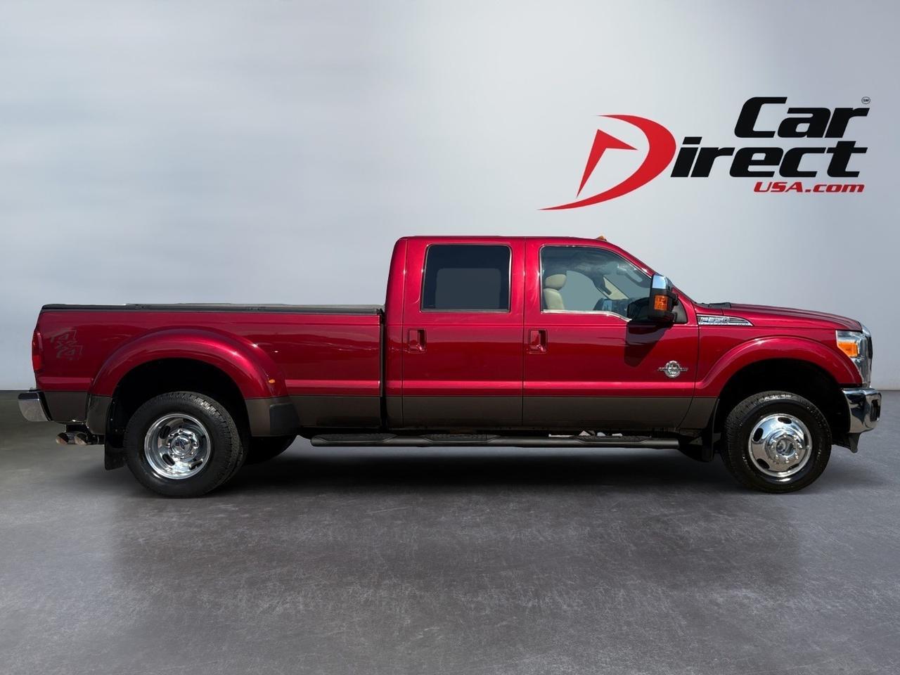 2015 Ford Super Duty F-350 DRW Lariat, TOW PACKAGE, BACKUP CAMERA WITH PARKING SENSORS, NAVIGATION, TAILGATE STEP, HEATED & VENTILATED SEATS, POWER REAR SLIDING WINDOW, RUNNING BOARDS, BED LINER, REMOTE START, LOW MILEAGE, DRIVE SUPER IN THIS F350 SUPER DUTY! Virginia Beach VA