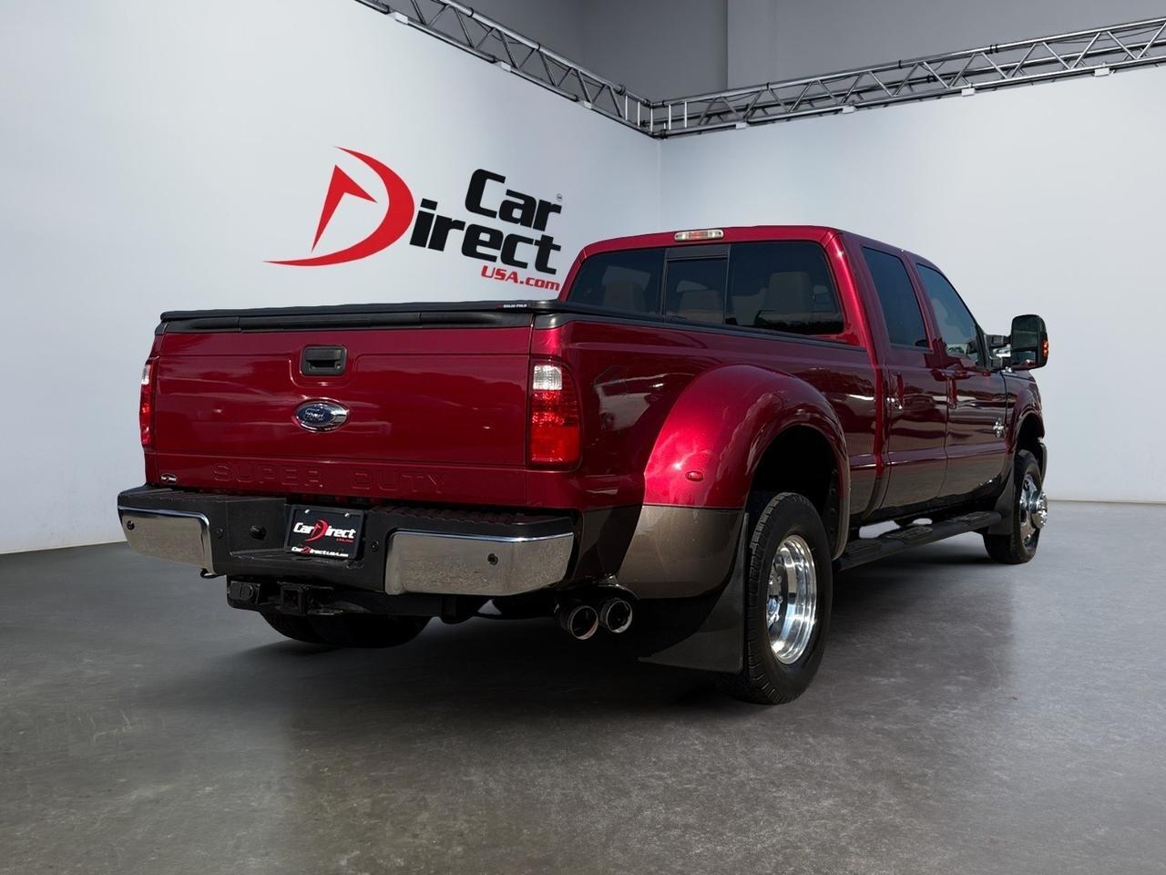 2015 Ford Super Duty F-350 DRW Lariat, TOW PACKAGE, BACKUP CAMERA WITH PARKING SENSORS, NAVIGATION, TAILGATE STEP, HEATED & VENTILATED SEATS, POWER REAR SLIDING WINDOW, RUNNING BOARDS, BED LINER, REMOTE START, LOW MILEAGE, DRIVE SUPER IN THIS F350 SUPER DUTY!