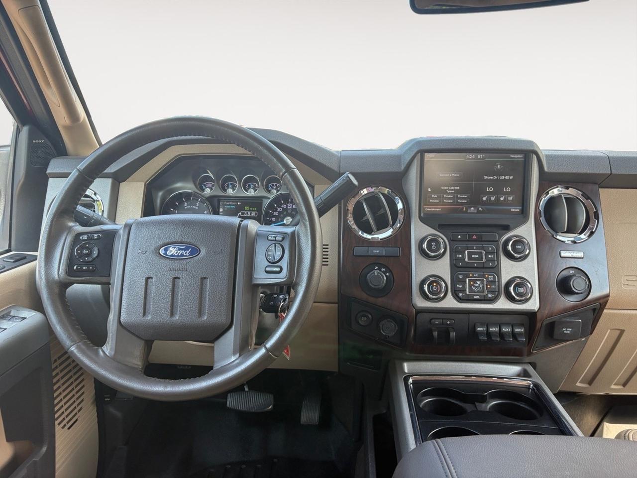 2015 Ford Super Duty F-350 DRW Lariat, TOW PACKAGE, BACKUP CAMERA WITH PARKING SENSORS, NAVIGATION, TAILGATE STEP, HEATED & VENTILATED SEATS, POWER REAR SLIDING WINDOW, RUNNING BOARDS, BED LINER, REMOTE START, LOW MILEAGE, DRIVE SUPER IN THIS F350 SUPER DUTY! Virginia Beach VA