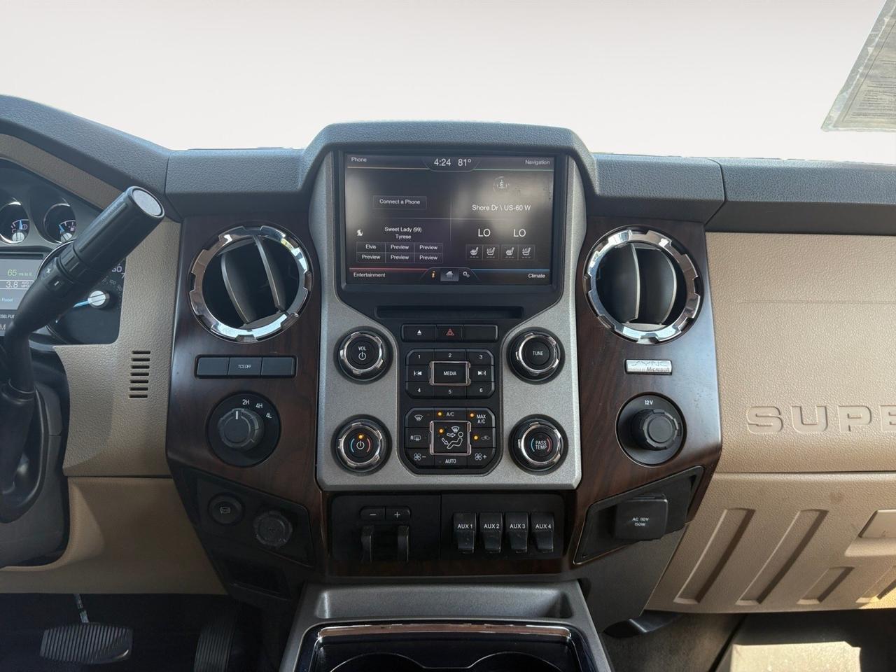 2015 Ford Super Duty F-350 DRW Lariat, TOW PACKAGE, BACKUP CAMERA WITH PARKING SENSORS, NAVIGATION, TAILGATE STEP, HEATED & VENTILATED SEATS, POWER REAR SLIDING WINDOW, RUNNING BOARDS, BED LINER, REMOTE START, LOW MILEAGE, DRIVE SUPER IN THIS F350 SUPER DUTY! Virginia Beach VA