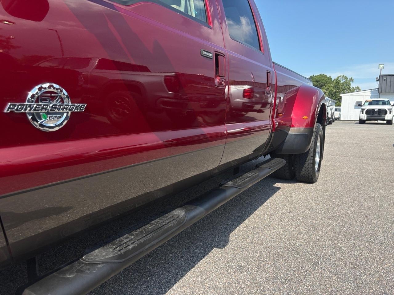 2015 Ford Super Duty F-350 DRW Lariat, TOW PACKAGE, BACKUP CAMERA WITH PARKING SENSORS, NAVIGATION, TAILGATE STEP, HEATED & VENTILATED SEATS, POWER REAR SLIDING WINDOW, RUNNING BOARDS, BED LINER, REMOTE START, LOW MILEAGE, DRIVE SUPER IN THIS F350 SUPER DUTY! Virginia Beach VA