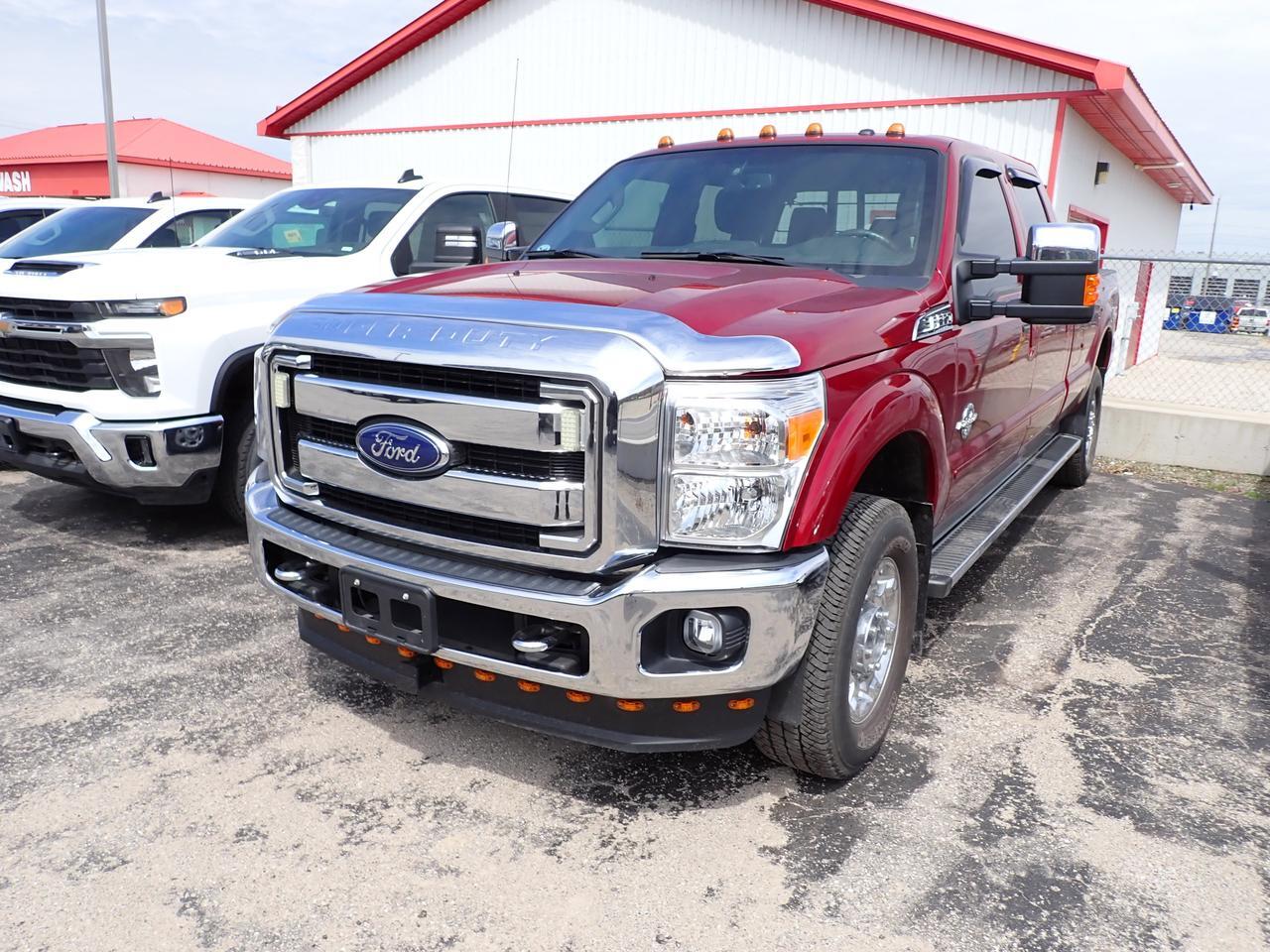 2015 Ford Super Duty F-350 SRW LARIAT CREW CAB 8 FT BOX SUNROOF 4WD *DIESEL* Listowel ON