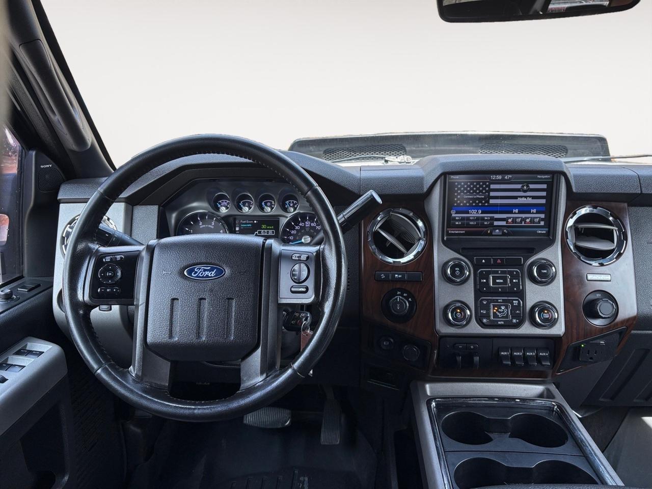 2015 Ford Super Duty F-350 SRW Lariat, BACKUP CAMERA, PARKING SENSORS, MOONROOF, TOW PACKAGE, POWER REAR SLIDING WINDOW, RUNNING BOARDS, NAVIGATION, TAILGATE STEP, HEATED SEATS, LOW MILES, SUPER DUTY SUPER DRIVE!