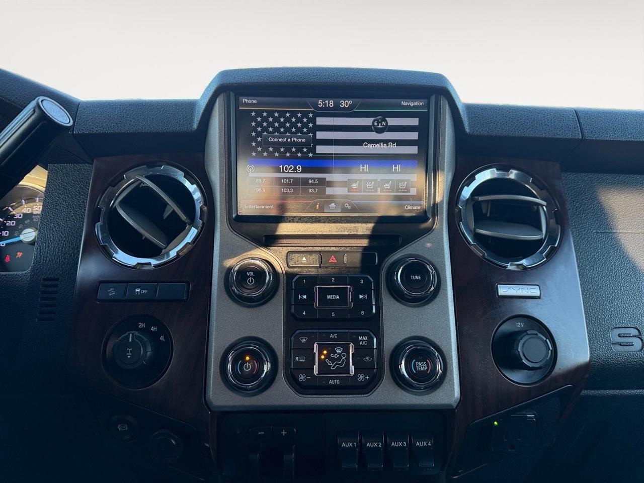 2015 Ford Super Duty F-350 SRW Lariat, HEATED AND VENTILATED SEATS, SUNROOF, POWER SLIDING REAR WIDNOW, TOW HOOKS, TOW PACKAGE, BACKUP CAMERA, POWER/HEATED MIRRORS, REMOTE KEYLESS ENTRY, TONNEAU COVER, BED LINER, CLEAN CARFAX! Norfolk VA