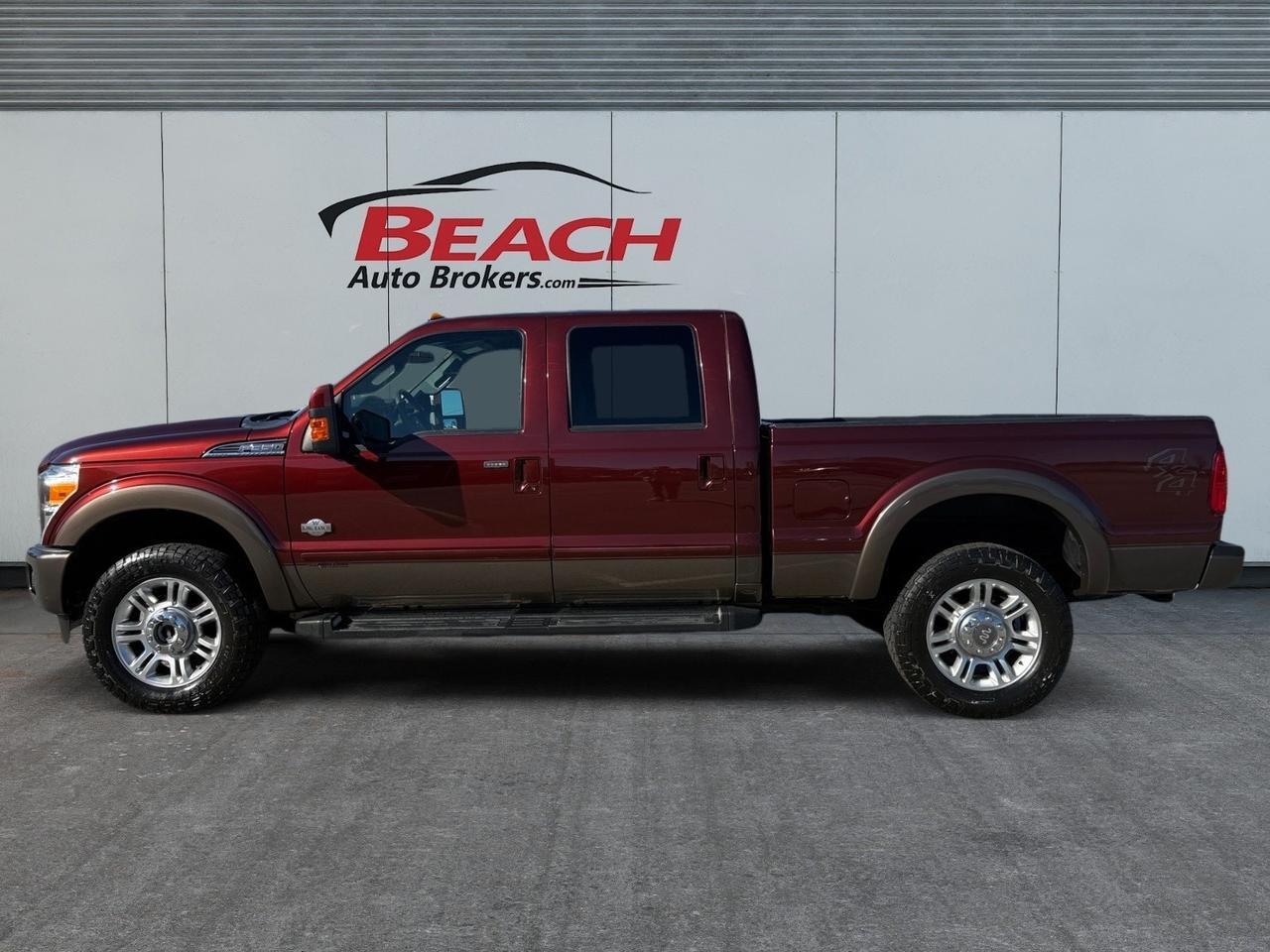 2015 Ford Super Duty F-350 SRW Lariat King Ranch, ONLY 1 ONWER, CLEAN CARFAX, POWER SLIDING REAR WINDOW, TOW PACKAGE, UNIVERSAL GARGAGE DOOR OPENER, HEATED AND VENTILATED SEATS, BACKUP CAMERA, LOW MILES! Norfolk VA