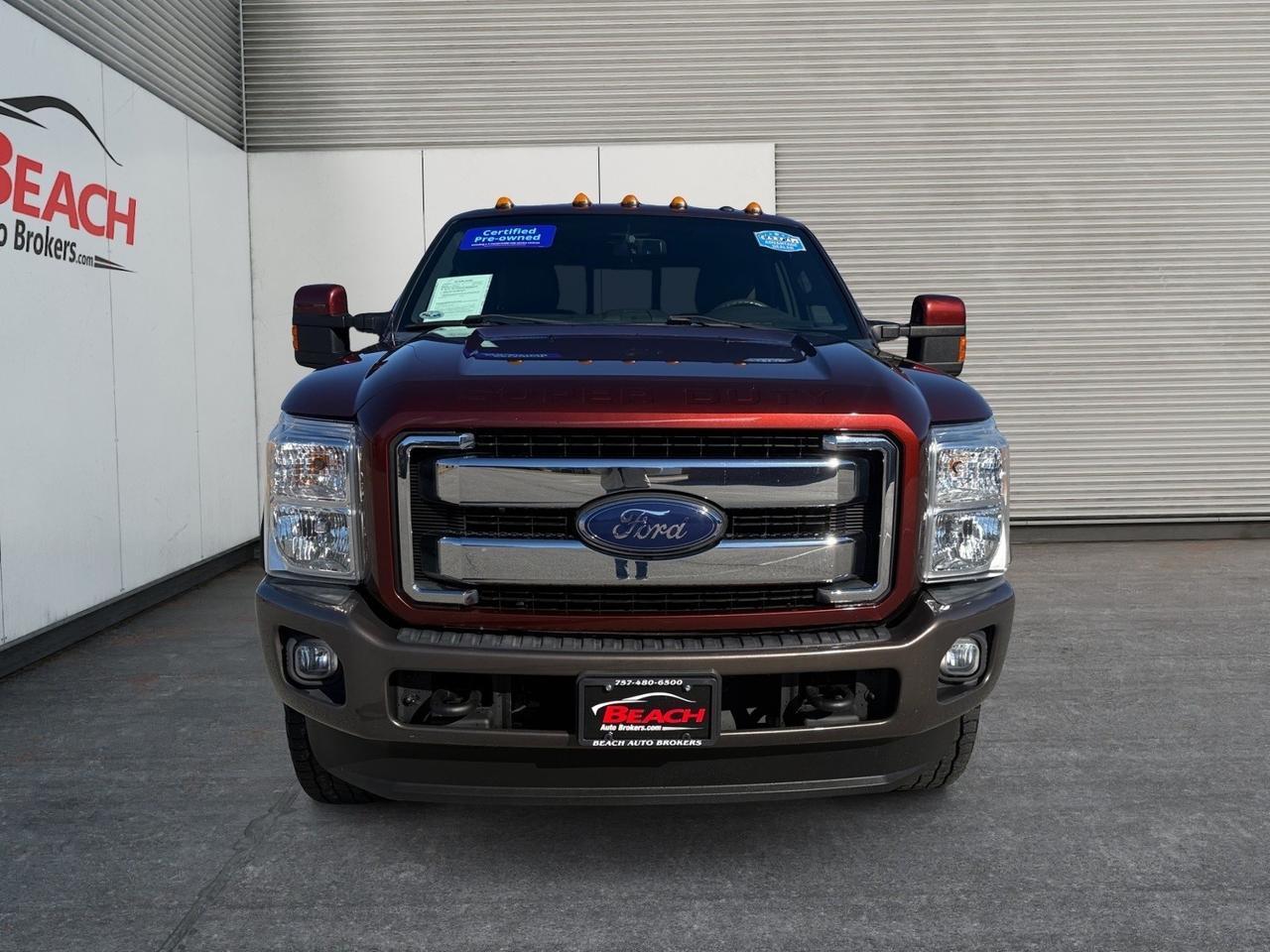 2015 Ford Super Duty F-350 SRW Lariat King Ranch, ONLY 1 ONWER, CLEAN CARFAX, POWER SLIDING REAR WINDOW, TOW PACKAGE, UNIVERSAL GARGAGE DOOR OPENER, HEATED AND VENTILATED SEATS, BACKUP CAMERA, LOW MILES! Norfolk VA