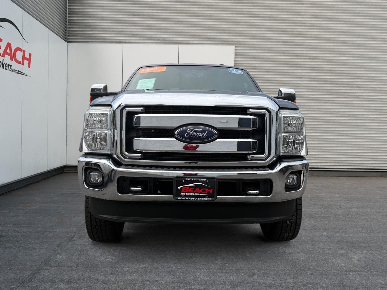 2015 Ford Super Duty F-350 SRW Lariat, TOW HOOKS, BED LINER, 4X4, BACKUP CAMERA, POWER REAR SLIDING WINDOW, PICKUP BOX TIE DOWN HOOKS, LOCKING REMOVABLE TAILGATE W/ LIFT ASSIST, LOW MILES! Norfolk VA