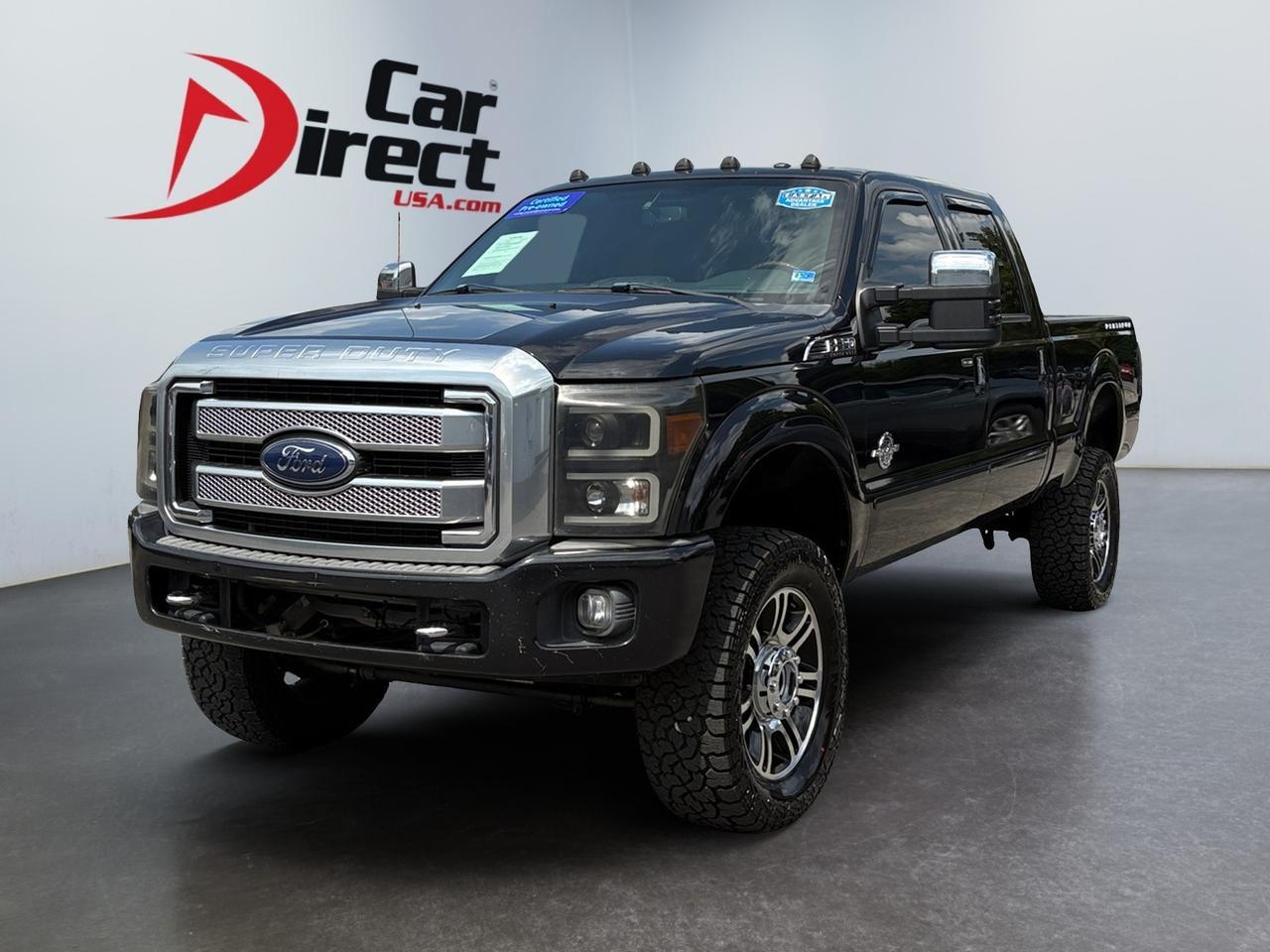 2015 Ford Super Duty F-350 SRW Platinum, TOW PACKAGE WITH BRAKE CONTROL, TAILGATE STEP, HEATED & VENTILATED SEATS, NAVIGATION, POWER SLIDE MOONROOF, REMOTE START, CLEAN CARFAX, LOW MILES, GO SUPER DUTY, SUPER BIG IN THIS F350!