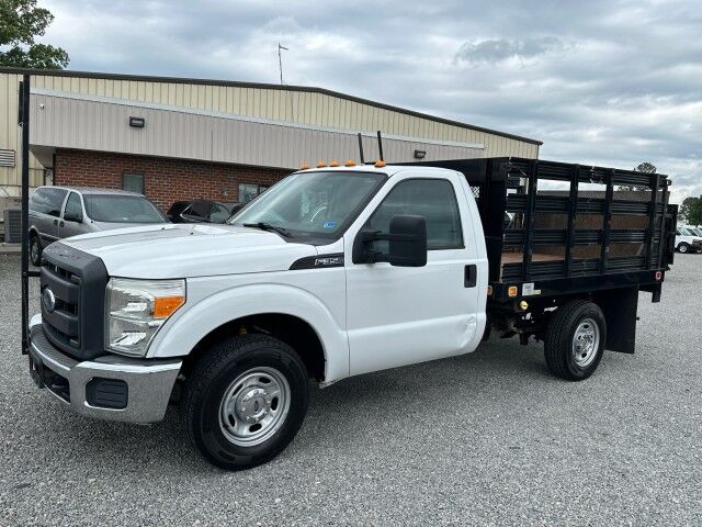 2015 Ford Super Duty F-350 SRW XL Reg Cab Stake Body w/ LiftGate