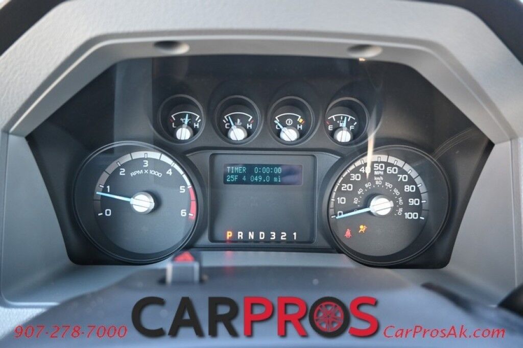 2015 Ford Super Duty F-550 XL - 6.8L V10 - 4X4 - Dually - Single Cab - 152 Stake bed w/ Waltco Power Lift System - Roughneck Storage Boxes - Tow Mirrors - Cruise Control - Air Conditioner - AUX - 1 Owner - Low Miles Anchorage AK