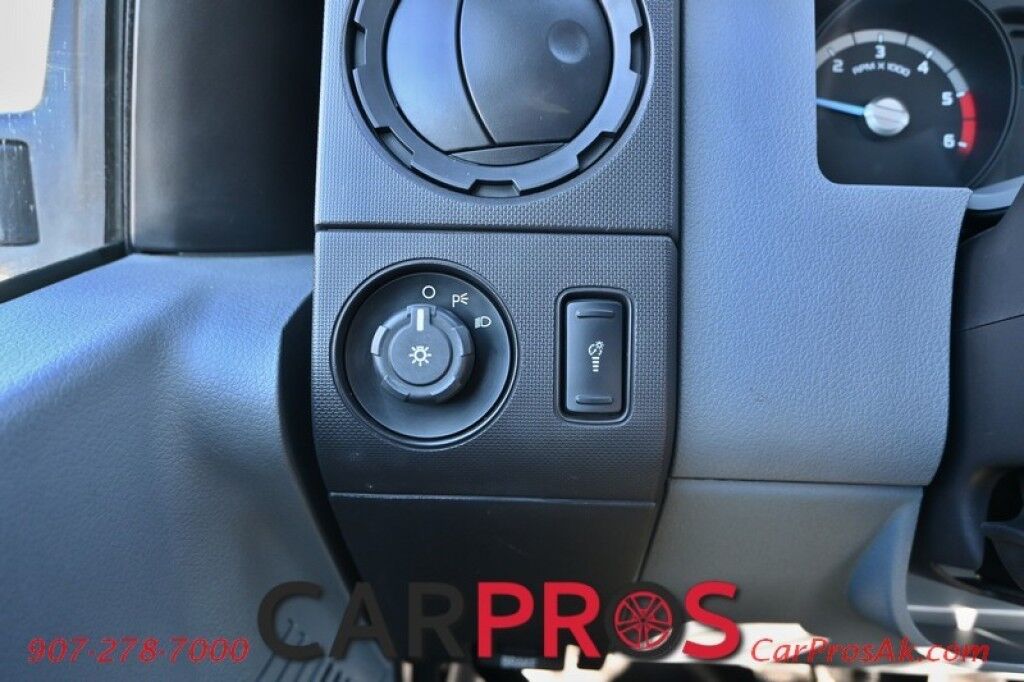 2015 Ford Super Duty F-550 XL - 6.8L V10 - 4X4 - Dually - Single Cab - 152 Stake bed w/ Waltco Power Lift System - Roughneck Storage Boxes - Tow Mirrors - Cruise Control - Air Conditioner - AUX - 1 Owner - Low Miles Anchorage AK