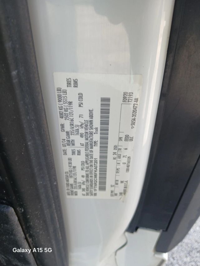 2015 Ford Transit 250 Van Medium Roof w/Sliding Side Door w/LWB Van 3D Maitland FL