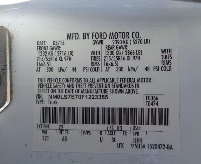 2015 Ford Transit Connect ~ Cargo Van ~ Only 16K Miles! Rocklin CA
