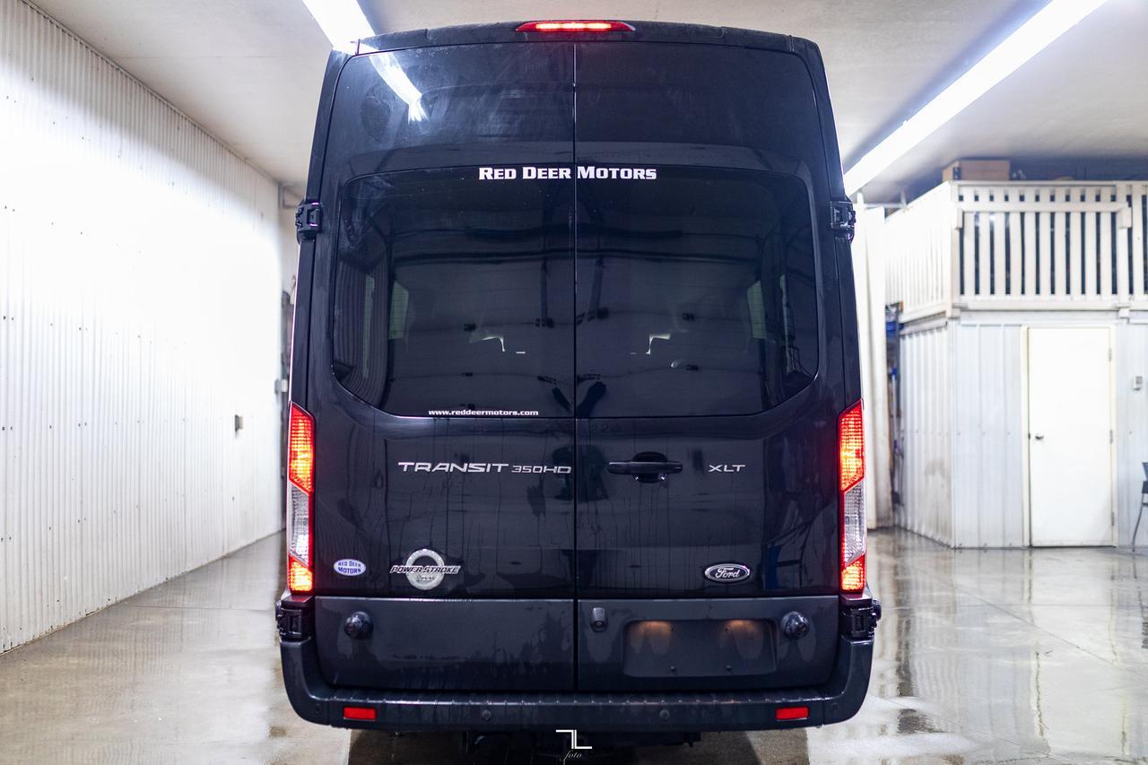 2015 Ford Transit T-350HD XLT Dually Diesel 15 Passenger Red Deer AB