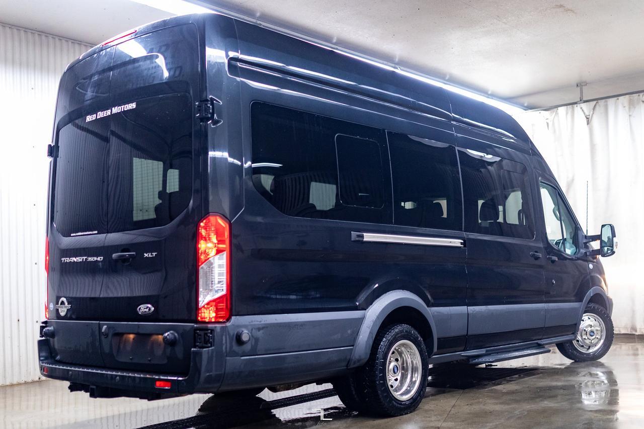 2015 Ford Transit T-350HD XLT Dually Diesel 15 Passenger Red Deer AB