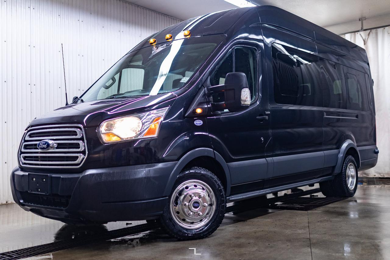2015 Ford Transit T-350HD XLT Dually Diesel 15 Passenger Red Deer AB