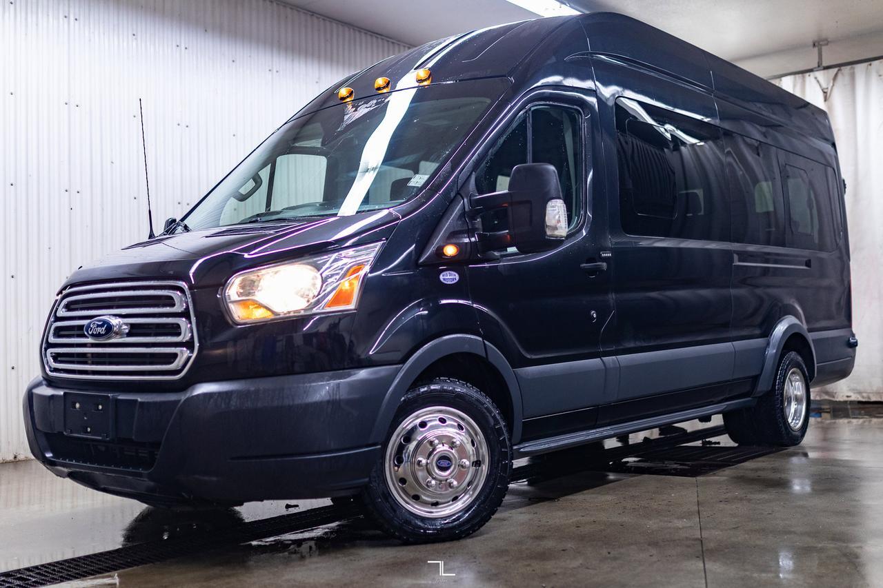 2015 Ford Transit T-350HD XLT Dually Diesel 15 Passenger Red Deer AB