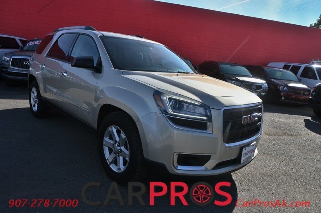 2015 GMC Acadia SLE 2 - AWD - Auto Start - Power & Heated Cloth Seats - Bluetooth - Back Up Camera - Cruise Control - Rear Park Assist - 3rd Row - Seats 7 - Power Liftgate - Keyless Entry - Aluminum Wheels - 1 Owner Anchorage AK