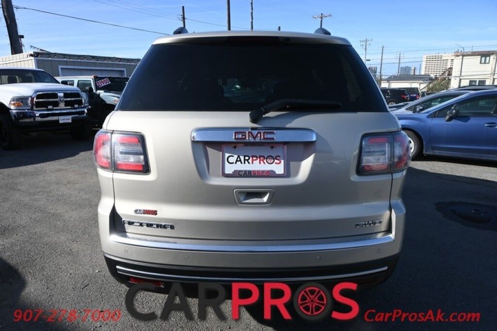 2015 GMC Acadia SLE 2 - AWD - Auto Start - Power & Heated Cloth Seats - Bluetooth - Back Up Camera - Cruise Control - Rear Park Assist - 3rd Row - Seats 7 - Power Liftgate - Keyless Entry - Aluminum Wheels - 1 Owner Anchorage AK