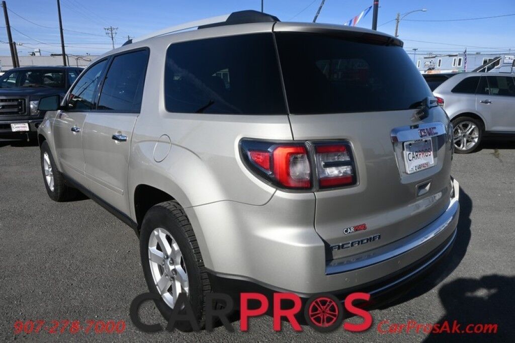 2015 GMC Acadia SLE 2 - AWD - Auto Start - Power & Heated Cloth Seats - Bluetooth - Back Up Camera - Cruise Control - Rear Park Assist - 3rd Row - Seats 7 - Power Liftgate - Keyless Entry - Aluminum Wheels - 1 Owner Anchorage AK