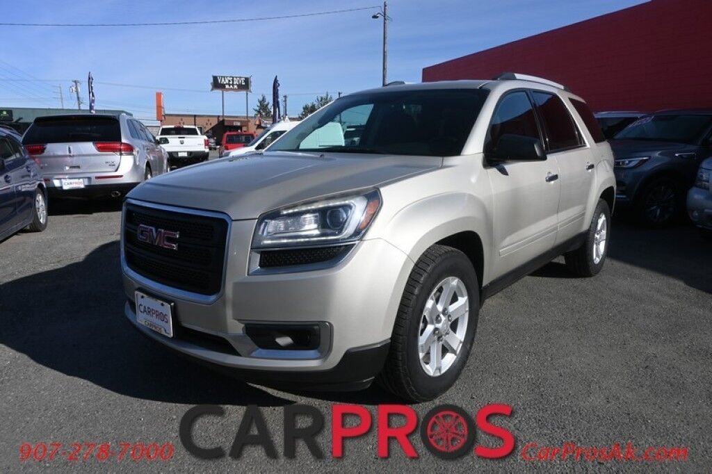 2015 GMC Acadia SLE 2 - AWD - Auto Start - Power & Heated Cloth Seats - Bluetooth - Back Up Camera - Cruise Control - Rear Park Assist - 3rd Row - Seats 7 - Power Liftgate - Keyless Entry - Aluminum Wheels - 1 Owner Anchorage AK