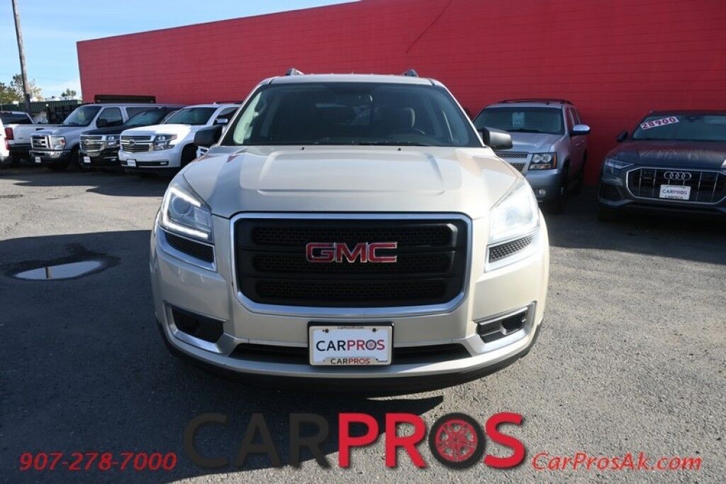 2015 GMC Acadia SLE 2 - AWD - Auto Start - Power & Heated Cloth Seats - Bluetooth - Back Up Camera - Cruise Control - Rear Park Assist - 3rd Row - Seats 7 - Power Liftgate - Keyless Entry - Aluminum Wheels - 1 Owner Anchorage AK