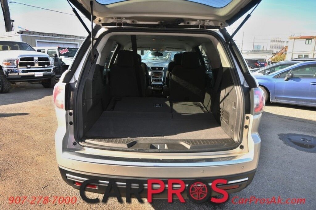 2015 GMC Acadia SLE 2 - AWD - Auto Start - Power & Heated Cloth Seats - Bluetooth - Back Up Camera - Cruise Control - Rear Park Assist - 3rd Row - Seats 7 - Power Liftgate - Keyless Entry - Aluminum Wheels - 1 Owner Anchorage AK