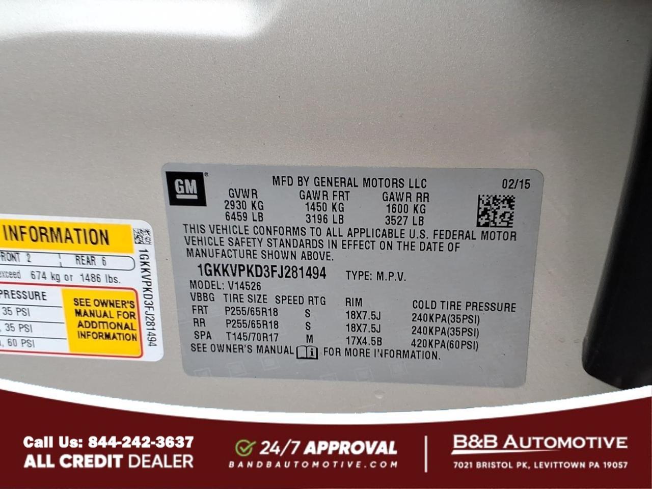 2015 GMC Acadia SLE-2 Levittown PA