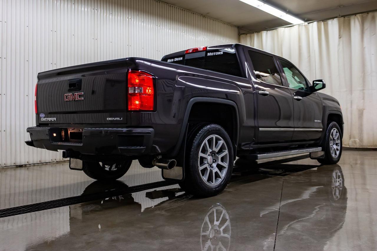 2015 GMC Sierra 1500 4x4 Crew Cab Denali Leather Roof Nav Red Deer AB