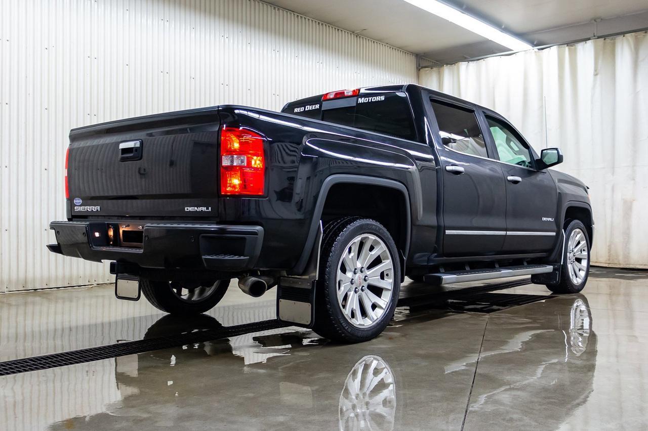 2015 GMC Sierra 1500 4x4 Crew Cab Denali Leather Roof Nav Red Deer AB