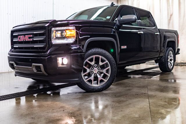 2015 GMC Sierra 1500 4x4 Crew Cab SLT All Terrain Leather Roof BCam Red Deer AB