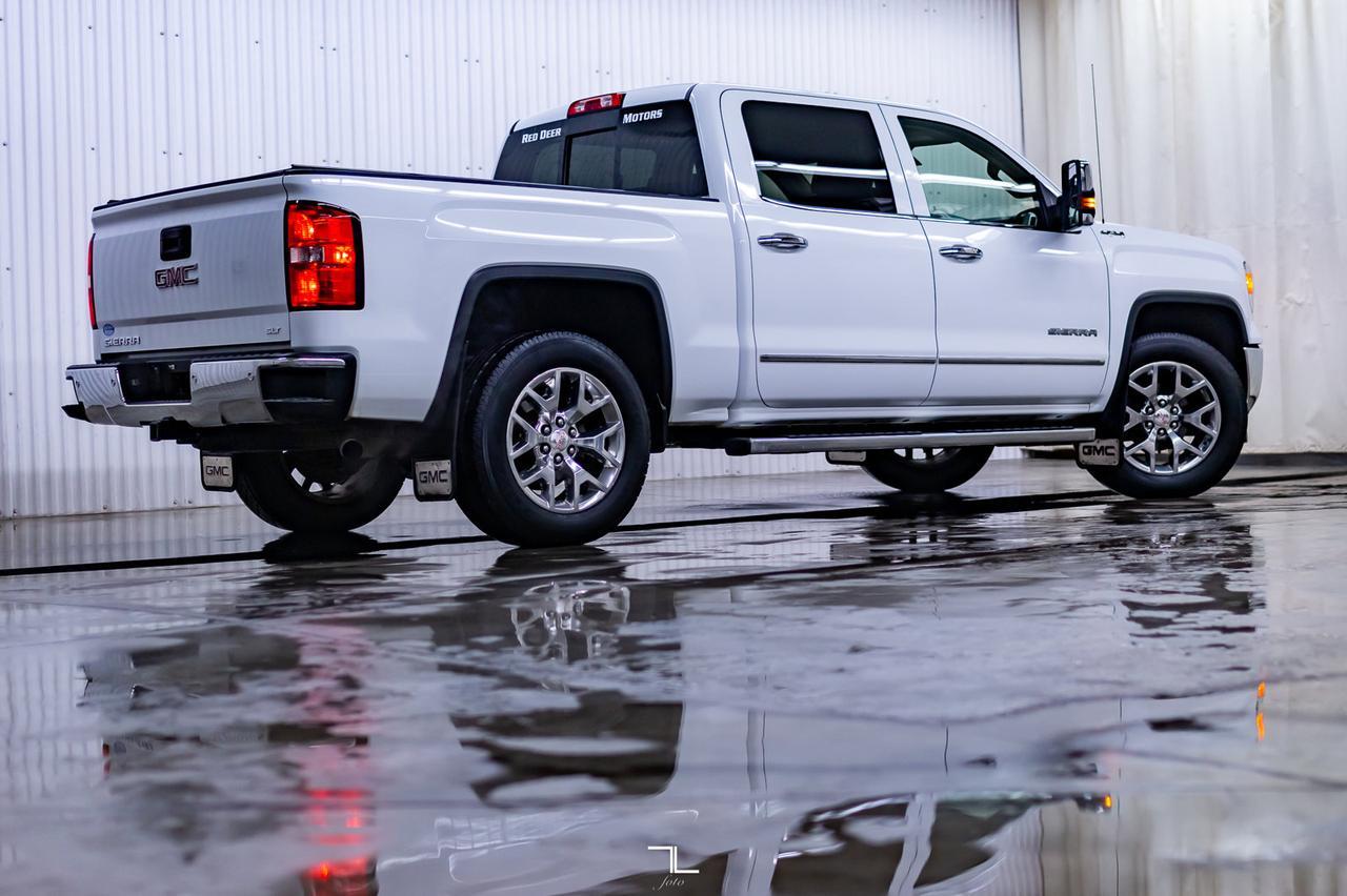 2015 GMC Sierra 1500 4x4 Crew Cab SLT Leather Nav BCam Red Deer AB