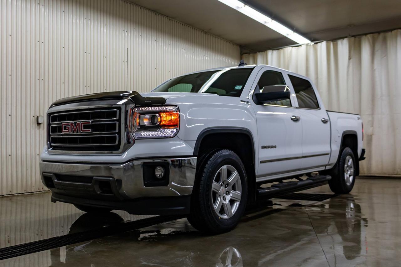 2015 GMC Sierra 1500 4x4 Crew Cab SLT Z71 Leather BCam Red Deer AB