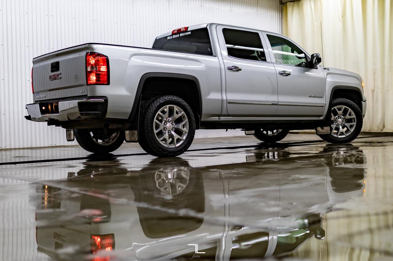 2015 GMC Sierra 1500 4x4 Crew Cab SLT Z71 Leather BCam Red Deer AB