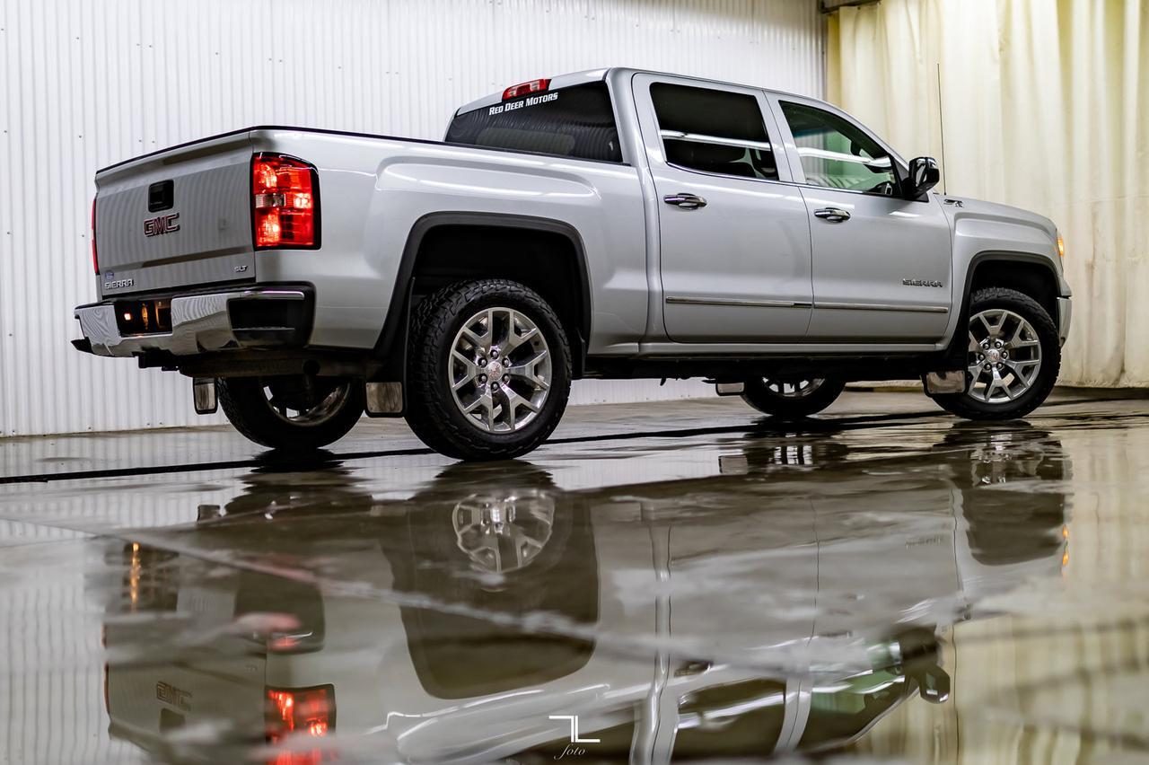 2015 GMC Sierra 1500 4x4 Crew Cab SLT Z71 Leather BCam Red Deer AB