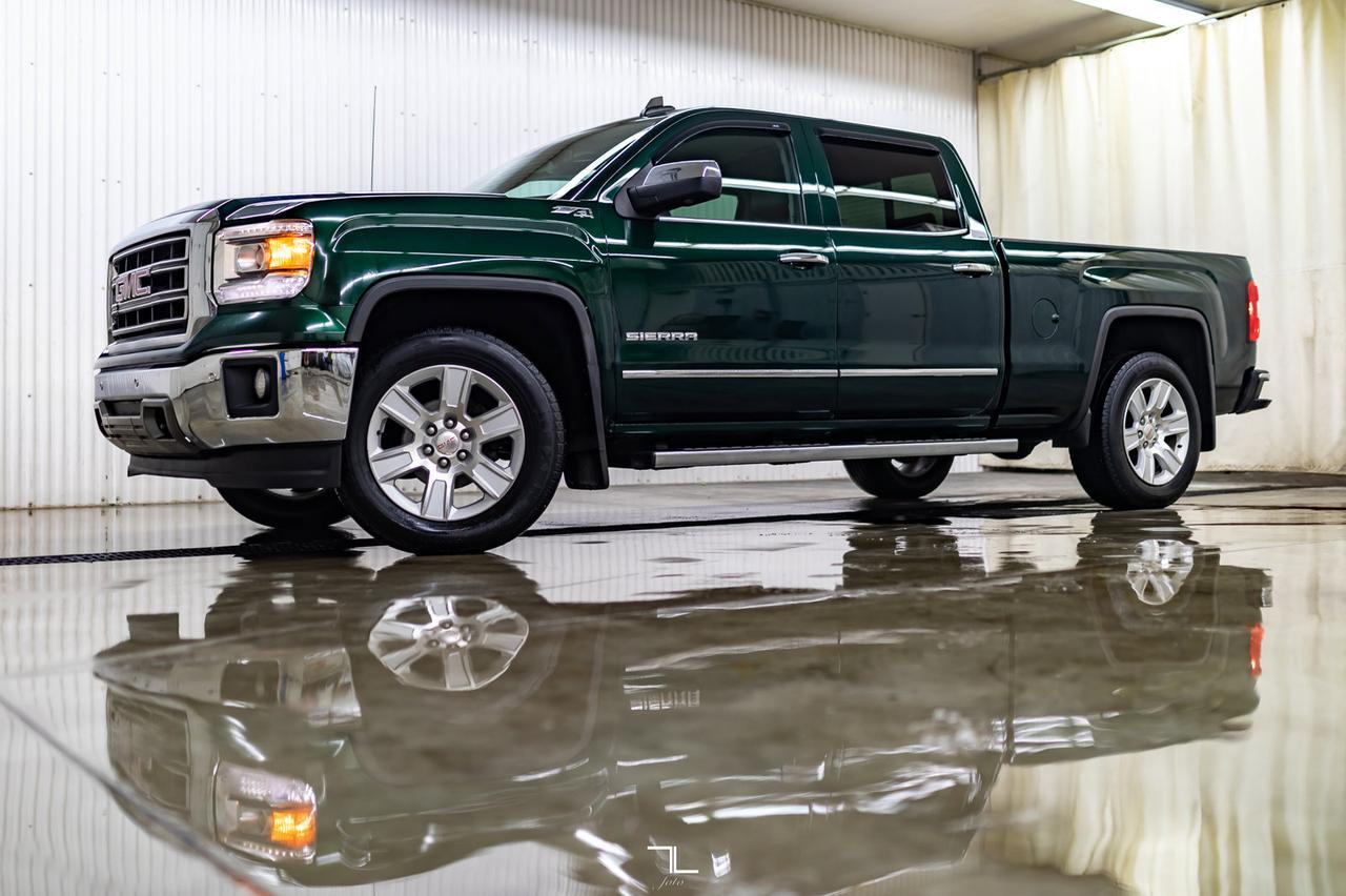 2015 GMC Sierra 1500 4x4 Crew Cab SLT Z71 Longbox Leather Nav BCam Red Deer AB