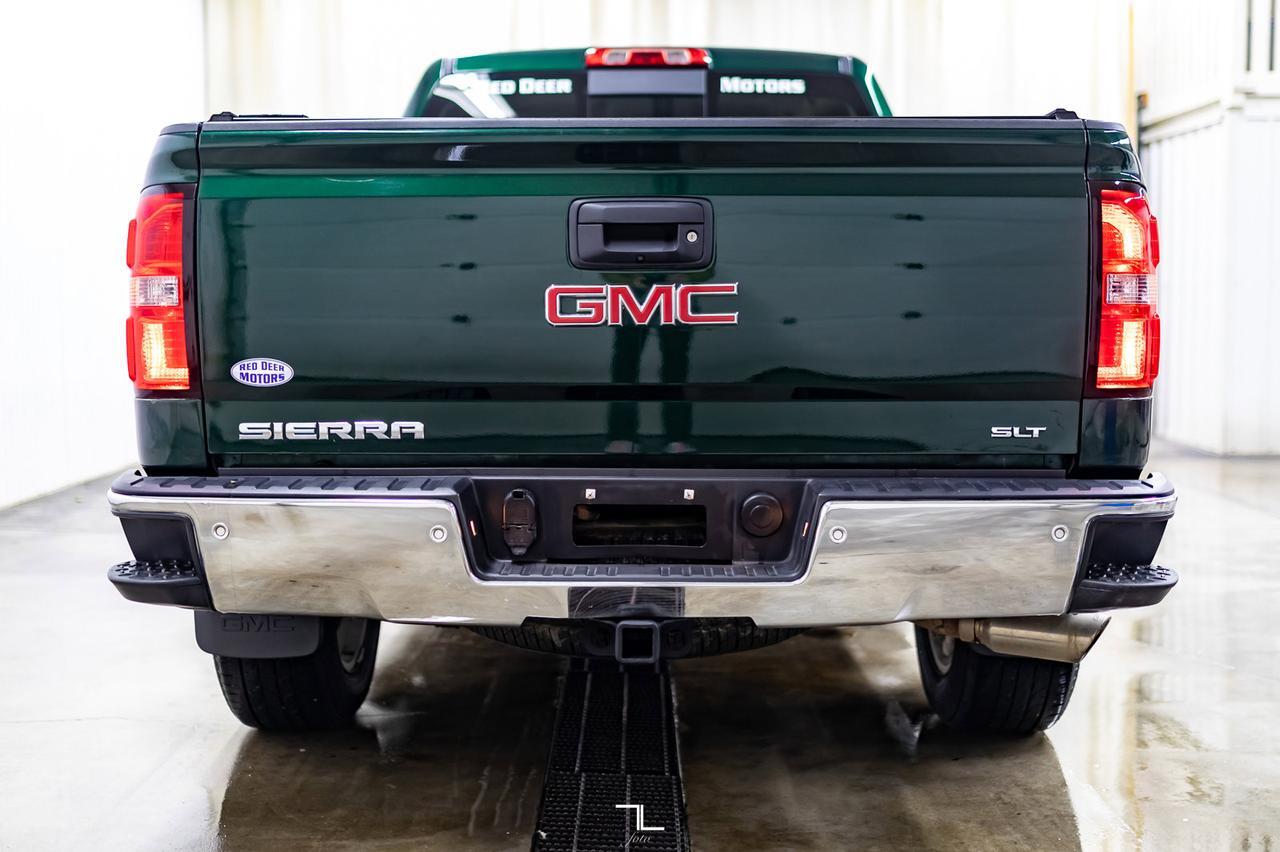 2015 GMC Sierra 1500 4x4 Crew Cab SLT Z71 Longbox Leather Nav BCam Red Deer AB